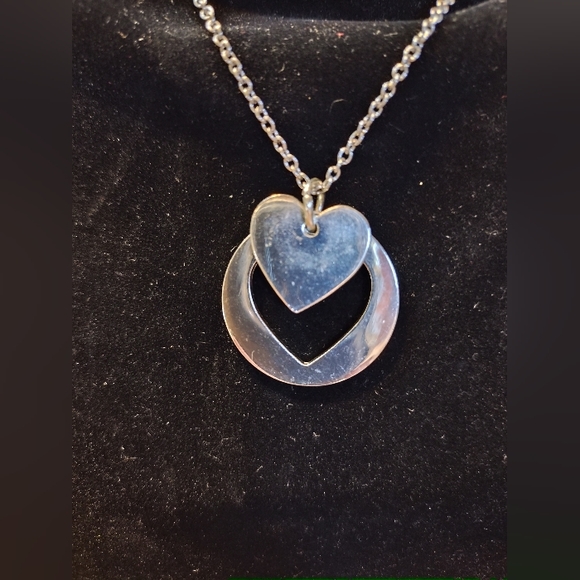 Silver Heart Necklace & Silver Love You Bracelet, Perfect for Valentine'… - Picture 3 of 11